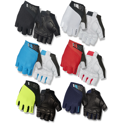 Short Finger Cycling Gloves Giro Monaco 2 GEL Road Mitts Midnight