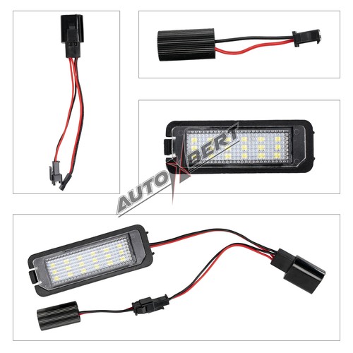 FOR VW Golf GTI R R32 Mk5 Mk6 Mk7 Passat Canbus LED Licence Number Plate Lights - Picture 4 of 8