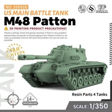 SSMODEL 1:350 Military Model Kit US M48 Patton Main Battle Tank
