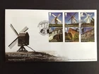 GB 2017 Windmills & Watermills Set on Unaddressed First Day Cover Dumfries S/H/S