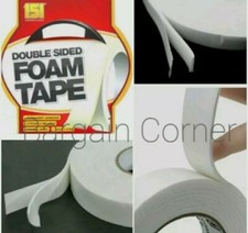 2.6m×18mm Strong Double Sided Mounting Foam Adhesive Tape Art Craft Picture 1Rol