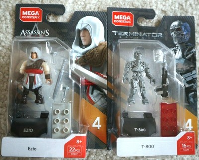 *NEW* MEGA Construx Terminator T-800 & Assassin's Creed Ezio MCX Heroes Series 4 887961730531 | eBay