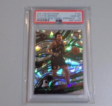 21-22 Revolution Scottie Barnes Chinese New Year Emerald Rookie Card /88 PSA 10