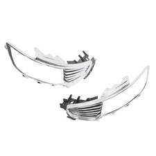 FO1200596 Front Upper Grille Chrome Black Left Right For Lincoln MKX 2016-2018