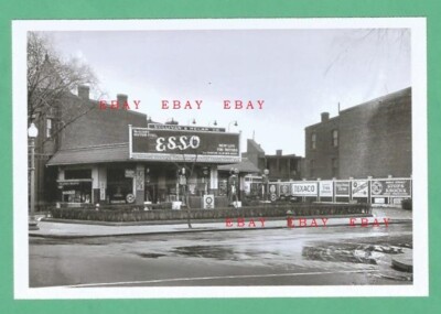 Found PHOTO Old TEXACO Exxon Mobil ESSO Gas & Oil Service Station