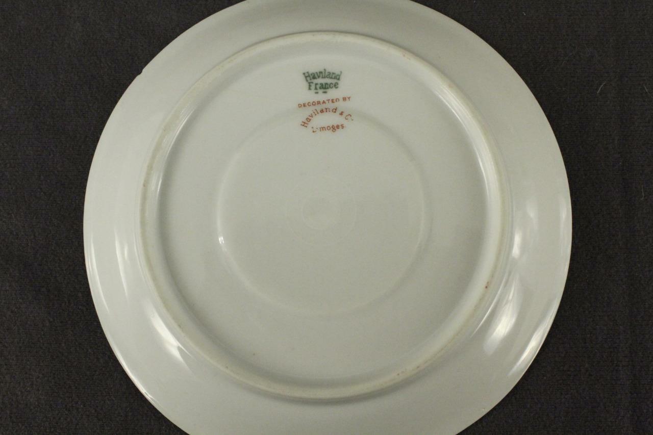 Vintage Haviland China Schleiger NOTRE DAME Pattern 7 Sets Teacups