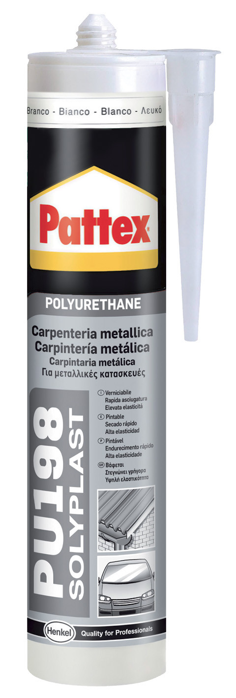 PATTEX Sigillante poliuretanico Bianco per Pannelli e Lamiere PU 198 310ml