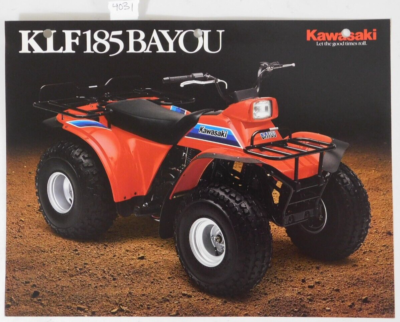 1986 Genuine Kawasaki KLF185 Bayou KLF 185 Original Dealer Sales