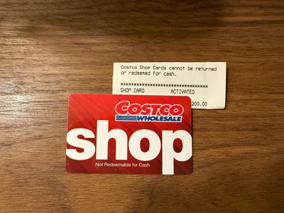 $200 Costco Shop Card Gift Card - Good for gas!