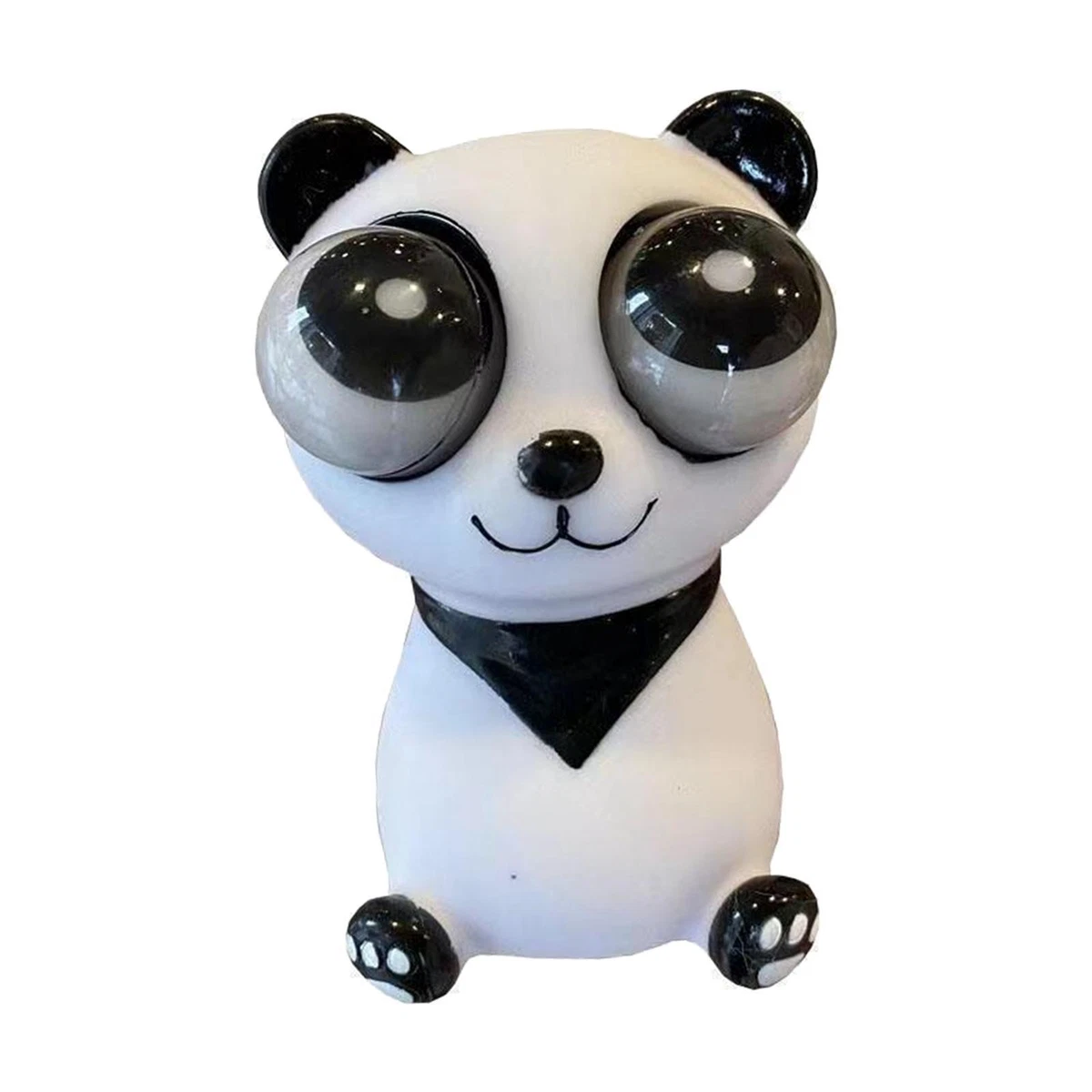 Cartoon Big Eyes Panda Toy Soft Fidget Sensory Toy Panda Squeezing Toy for  Party