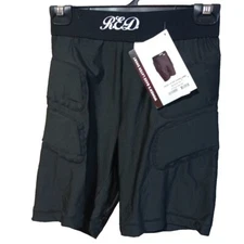 RED R.E.D. Women's Base Layer Cycling Bike Shorts Black Size XS New NOS