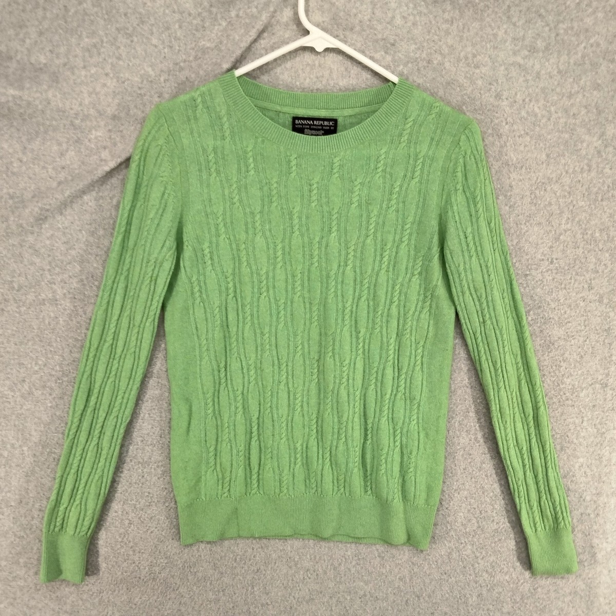 Banana Republic Filpucci Sweater Wmns S Wool Cashmere Lime Green 