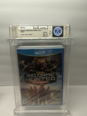 Cabela's Big Game Hunter: Pro Hunts Nintendo Wii U NEW SEALED WATA GRADED A+ 9.0