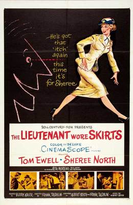 THE LIEUTENANT WORE SKIRTS Movie POSTER 27x40 Tom Ewell Sheree North Rita Moreno