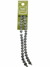 Bead Gallery Metal Heart Spacer Beads