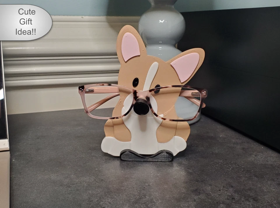Corgi Eyeglasses Holder, Corgi Glasses Stand, Unique Christmas Gift Idea - Image 2 of 4
