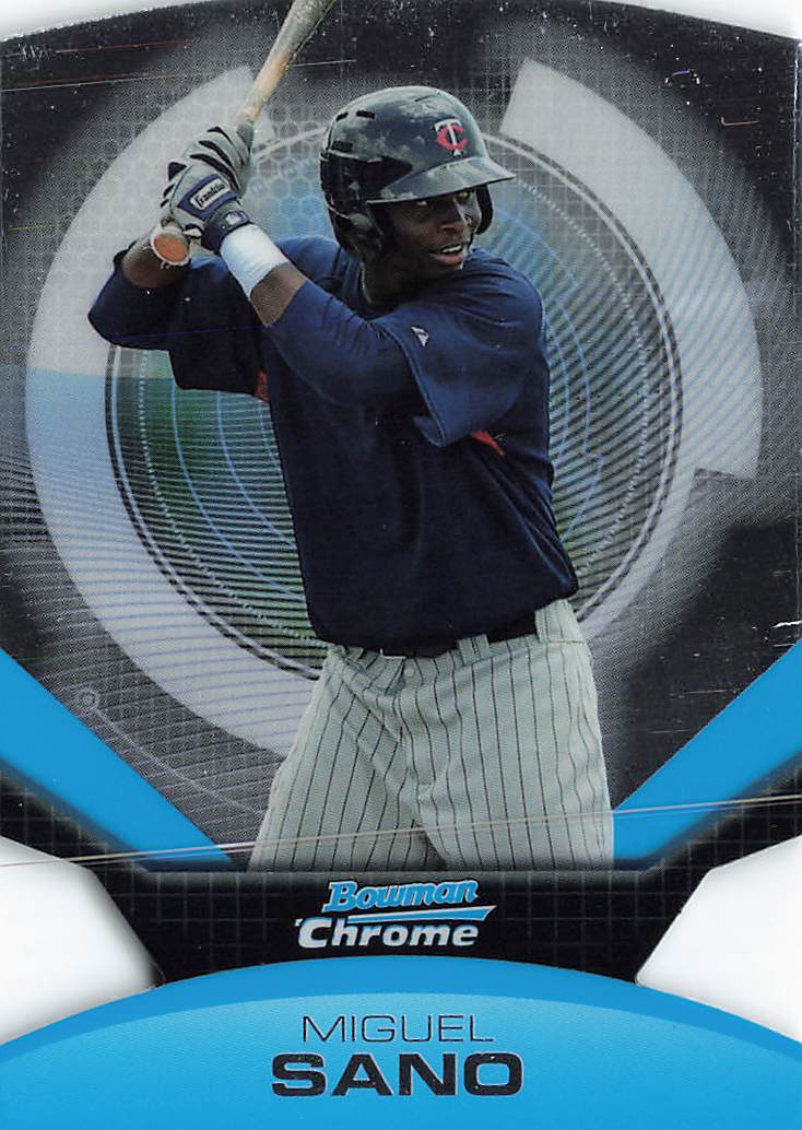 2011 Bowman Chrome #18 Miguel Sano Futures Future-Fractors