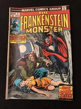 THE FRANKENSTEIN MONSTER 9 5.5 6.0 QUALIFIED MISSING VALUE STAMP MARVEL 1973 QR