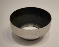 VINTAGE CENEI GERMANY 30MM PUSH ON ALUMINUM METAL LENS HOOD  AGFA-FREE SHIPPING-
