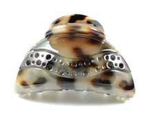 WAVE FRANCE MADE ACETATE HAIR CLAMP CLAW CLIP BARRETTE C720G GALACTICA TOITORSE