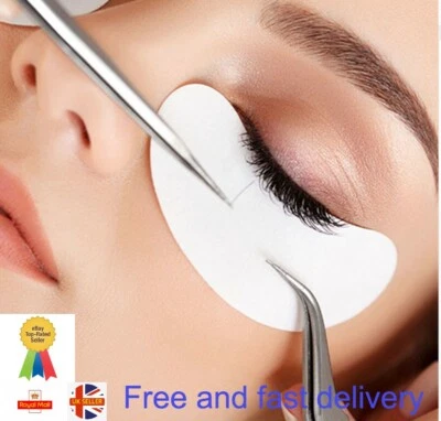 Salon Eyelash Lash Extensions Under Eye Gel Pads Lint Free Patches uk seller