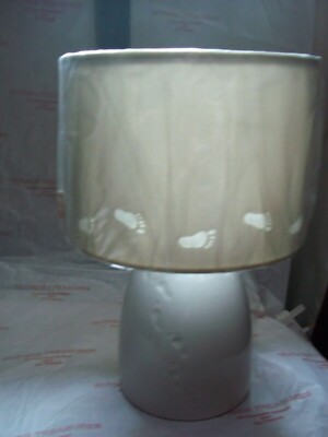 BELLEEK LIVING BABY ELEKTRISCHE LAMPE UND SCHIRM 7071 NEU IN OVP