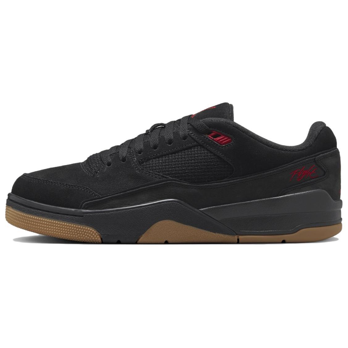 Jordan Flight Court Black Red Gum - HF3255-001 | eBay