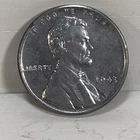 1943 BU Bright Steel Lincoln Wheat Cent Looks Great Free Shipping A