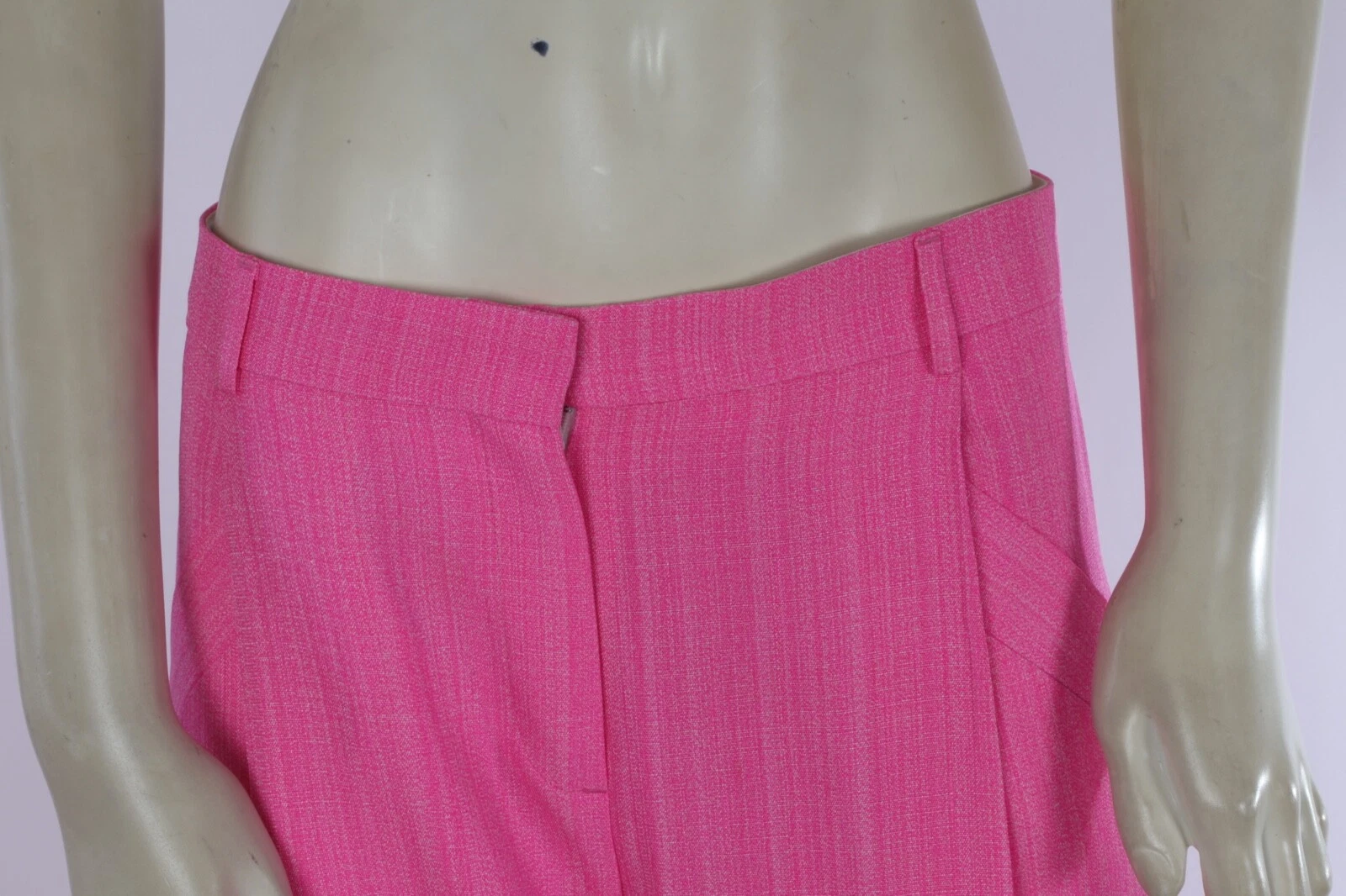 Pantalone JACQUEMUS Le Coup De Soleil rosa plissettato gamba dritta taglia 38