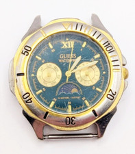 Vintage 1996 GUESS Waterpro Day/Night Mens Watch Day/Date 50m WR New Battery