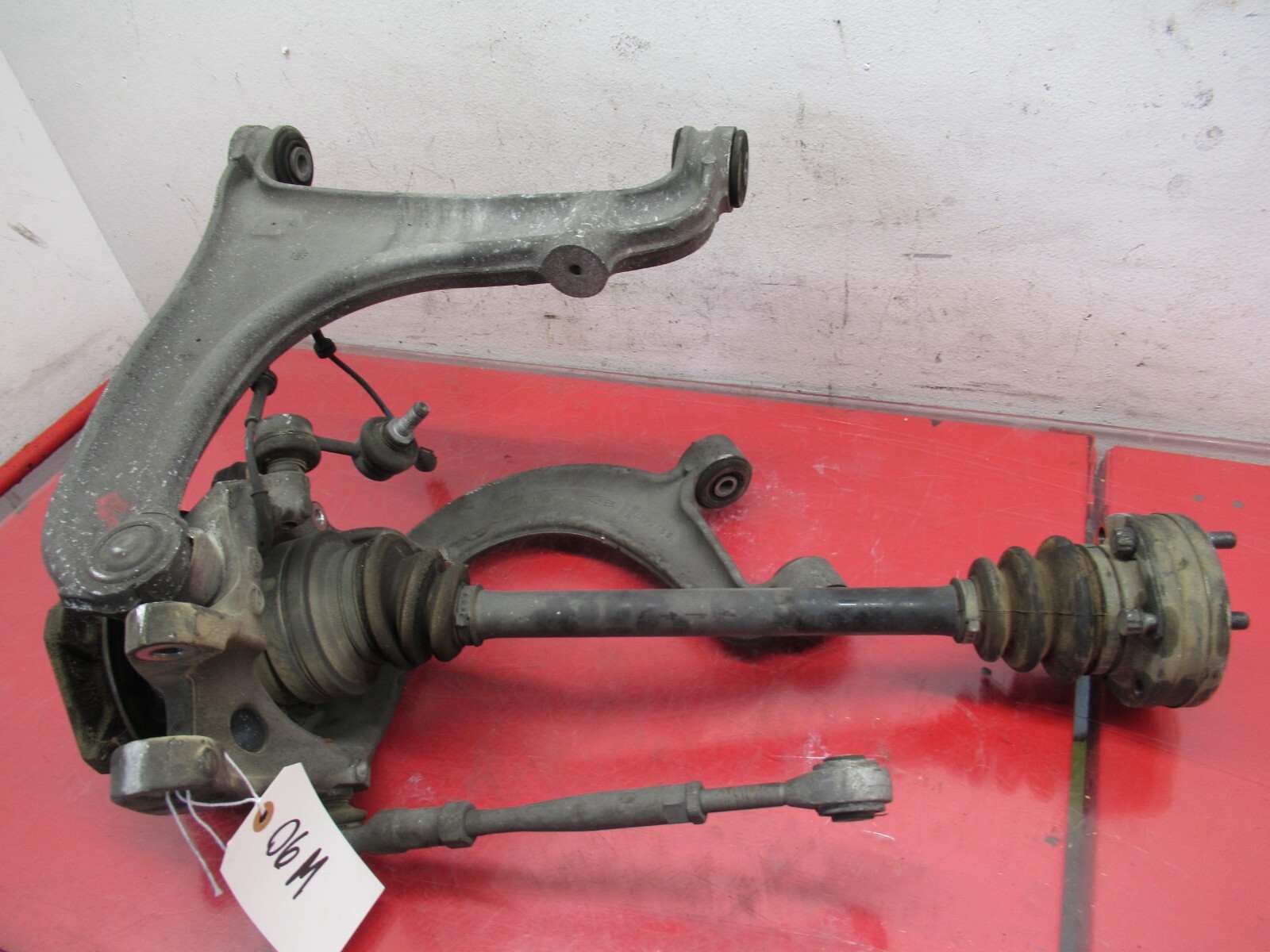 04-08 MASERATI QUATTROPORTE REAR RIGHT SPINDLE ARM AXLE SUSPENSION ASSEMBLY OEM