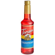 Torani Strawberry Flavoring / Fruit Syrup 750 mL 880602708