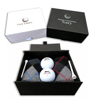 Herren Weihnachten Golf Geschenk, Vater Opa Personalisiertes Set Golfer Geschenk Golf