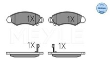 MEYLE 025 232 9614/W Bremsbelagsatz, Scheibenbremse passend für SUBARU SUZUKI