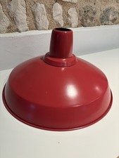 Next Vintage/retro style Large Red Metal Ceiling Shade. 