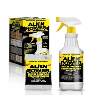 Alien Power Stain Remover Kit   Mold, Mildew & Algae Cleaner with Spray Bottle