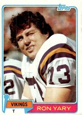 1981 Topps #402 Ron Yary