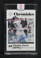 2020 Panini Chronicles Chronicles Signatures 9/25 Gleyber Torres #6 Auto 03hd