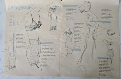 1958 Women's Chevette Barbizon Saramae Slips Dupont Fortuna Peter Pan Girdle Ad