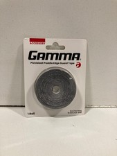 Gamma Sports Pickleball Paddle Edge Guard Tape - Black, Racquet Protection, Fits