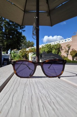 Tom Ford Arnaud-02 0625 Men's Sunglasses Dark Havana Rose Gold, Blue 52V