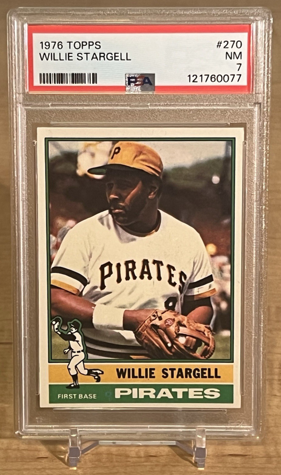 1976 Topps Willie Stargell #270 Pittsburgh Pirates PSA 7
