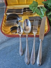 ABS Rostfrei Ährenmuster Kultbesteck der DDR 24 Teilig im Koffer 