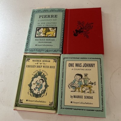 Nutshell Library by Maurice Sendak Set of 4 Box Set Miniature Books Hardcover