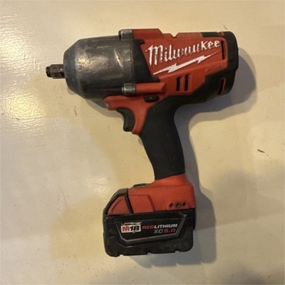 Milwaukee M18 FUEL Compact Impact Wrench w/ 18V 5.0Ah Li-Ion Battery