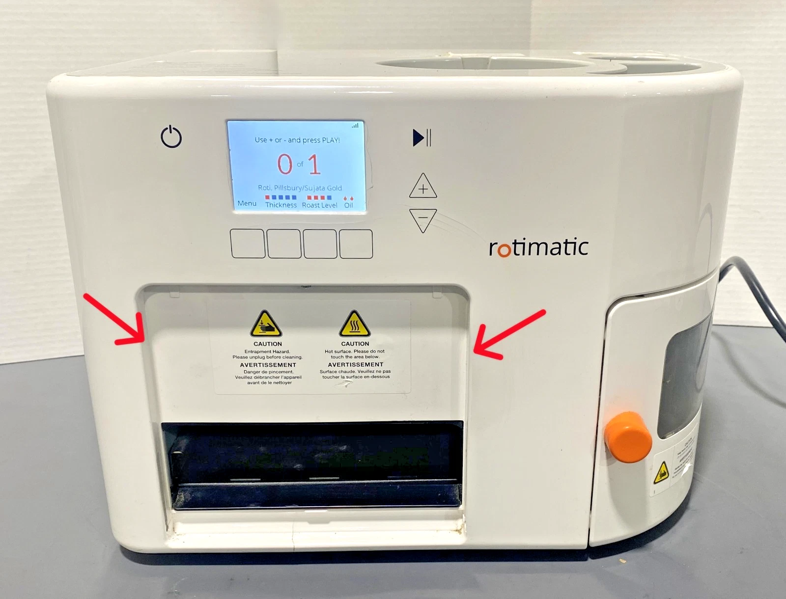 Zimplistic Rotimatic Roti Making Robot ZMA0111A 110-120V 60Hz Power Tested Only