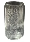Vintage Coca-Cola Coke Glass Can Shaped Cup 12 oz Logo Embossed
