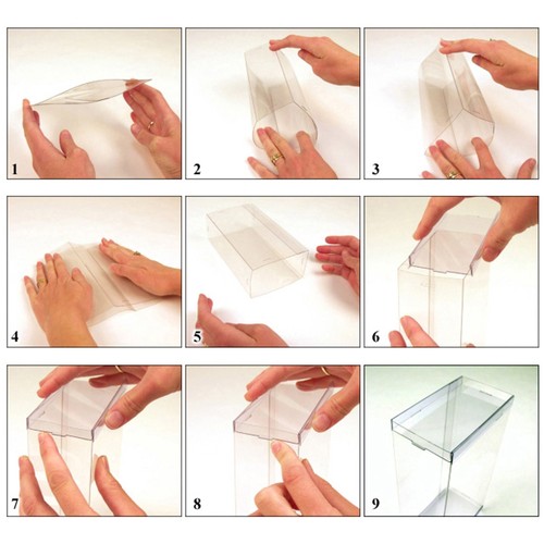 DollSafe Boîte d'affichage pliable transparente pour poupées 11-12,5 pouces 4" L x 2,25" P x 13" H - Photo 3/3