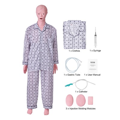 Male Manikin Model Anatomical Nursing Training Patient Care Teach Practice