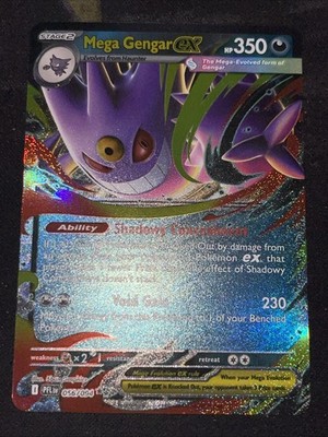 mermaid pokemon card Pokemon Phantasmal Flames Mega Gender Ex 056/094